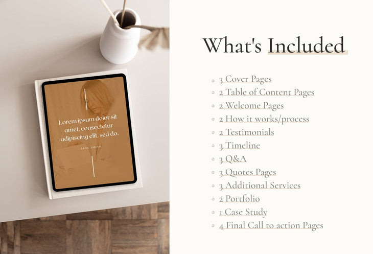 Services and Pricing Guide for Service Providers Canva Template