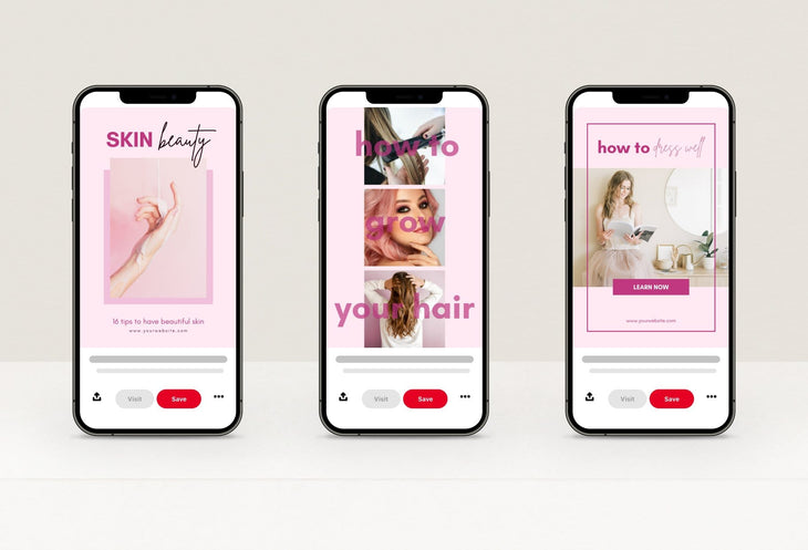 Beauty Pinterest Template