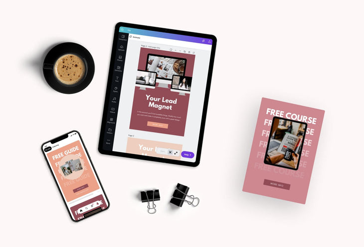 Lead Magnets Promotion Pinterest Template