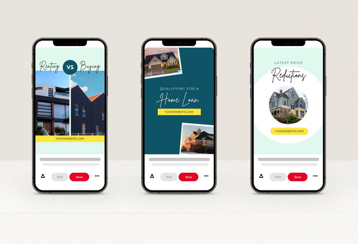 Real Estate Pinterest Template