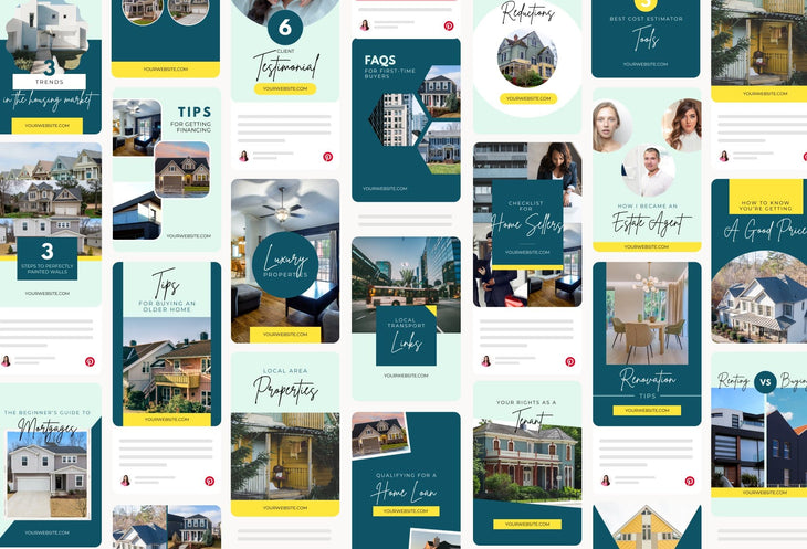 Real Estate Pinterest Template