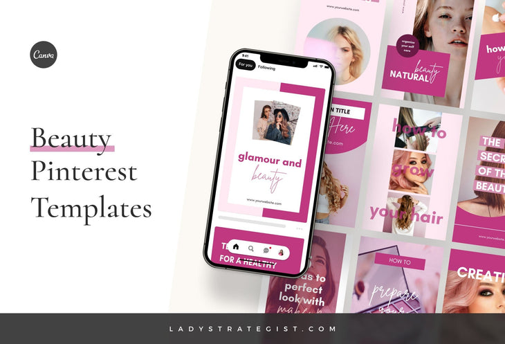 Beauty Pinterest Template