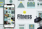 97 Done-for-You Template Fitness Canva Bundle