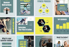 97 Done-for-You Template Fitness Canva Bundle