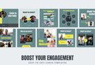 97 Done-for-You Template Fitness Canva Bundle