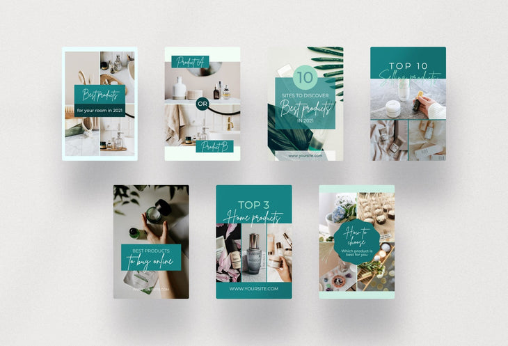 Product Based Pinterest Template