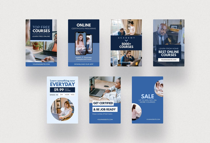 Course Pinterest Template
