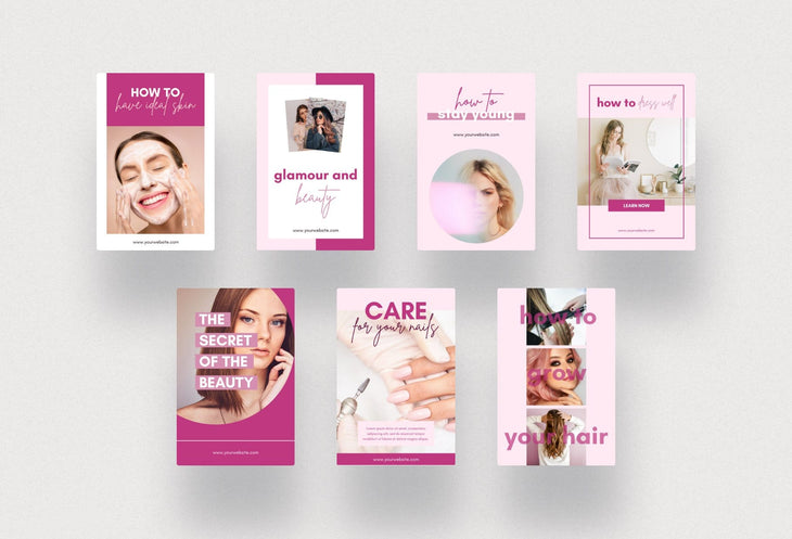 Beauty Pinterest Template