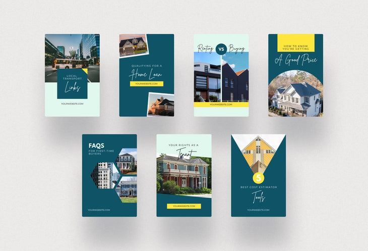 Real Estate Pinterest Template