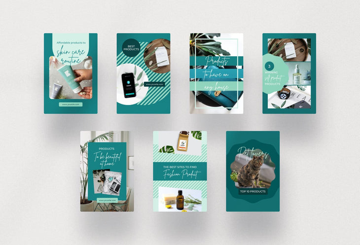 Product Based Pinterest Template