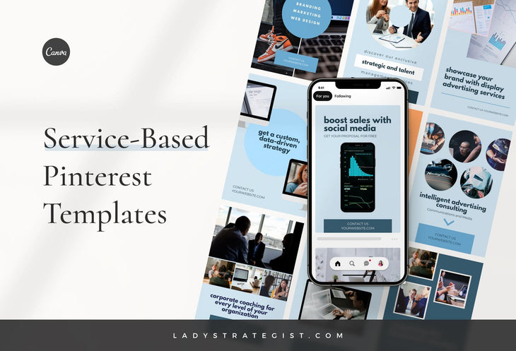 Service Based Pinterest Template