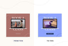 97 Yoga Social Media Canva Templates Bundle Rose