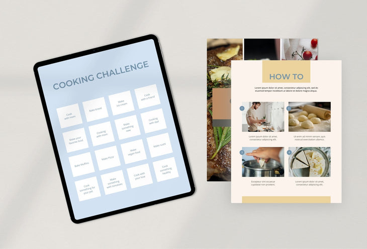 Food & Recipe Workbook Creator