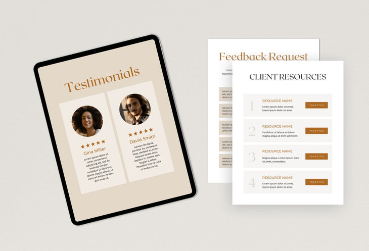 Client Goodbye Packet Canva Template