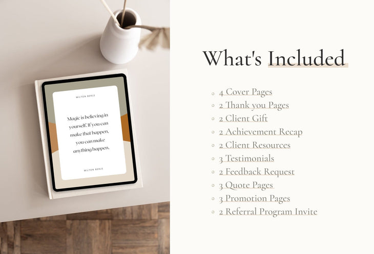 Client Goodbye Packet Canva Template