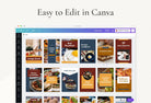 Recipes and Cooking Pinterest Template