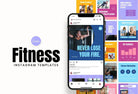 97 Done-for-You Trend Fitness Instagram Posts Canva Templates