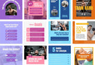 97 Done-for-You Trend Fitness Instagram Posts Canva Templates