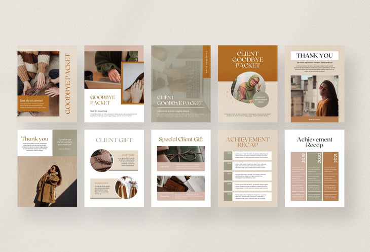 Client Goodbye Packet Canva Template