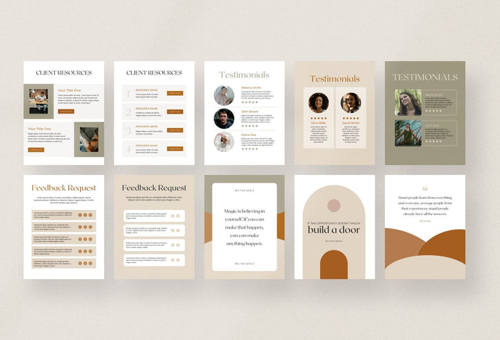 Client Goodbye Packet Canva Template