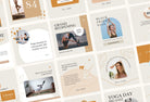 Yoga Canva Templates Bundle